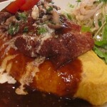 Kitchen Toriage - 牛カツ × オムライス ～ボルガライス風～ プレート