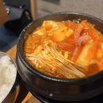 CHICKEN and TOMATO DINING - プデチゲ　1,280円