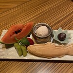 嵯峨沢館 - 水菓子