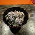 わらび野 - 大根や蕪の葉っぱで作るポピュラーな家庭料理にも〝コシアブラ〟｡豊か過ぎる｡