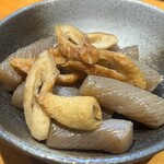 ◆こんにゃく と ちくわの炊いたん