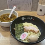 麺や独歩 - 料理写真:柚子鶏つけ蕎麦　小盛り　味玉