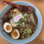 ラーメンさんぱち - 正油ﾗｰﾒﾝ+味玉