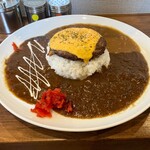 カリーポット - 3色カレー @1,150円 ＋チーズバーグ @650円