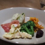 イタリア料理店 MIZUTAMA - 前菜盛り合わせ