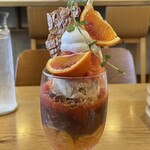 HARU Diner - ブラッドオレンジのショコラパフェ