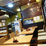 丸屋 - 一枚板の看板（?)施行した工務店からの贈り物