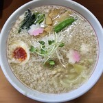 きた倉 - 【春季限定】塩らーめん中＋背あぶら　950＋100円