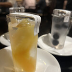 炭火焼肉 日本橋イタダキ - フルーツシェフの天然水ゼリーがオーダーできます。