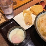 香川 一福 - 天麩羅と温泉卵