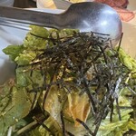 炭火焼肉 日本橋イタダキ - チョレギサラダ、きゅうり苦手の息子もこれだけは美味しくイタダキます。