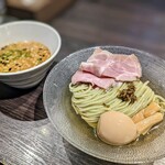 中華そば 十目一八食堂 - 七種節の昆布水つけ麺  味玉トッピング