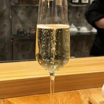 REBORN - グラス泡　モエシャンドン