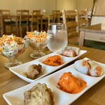 kariyuzuriha - 生春巻き、エビマヨ、からあげ