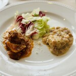 CANE & Gatto - 左は豚肉と筍 右は鶏肉と…