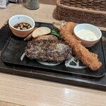 洋食屋 せんごく - ステバー＆大エビフライ　1980円