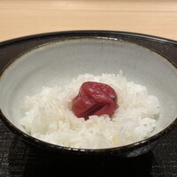 新ばし 星野 - 梅干しご飯