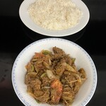 コチン ニヴァース - マトンペッパーマサラとサスランライス