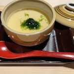 Sushi Atsuya - これは2回目に出てきた正真正銘の茶碗蒸し