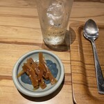 はんごう雑炊の店 山 - 付け合わせ からし大根