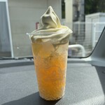 ミニストップ - ドリンク写真:ハロハロ パチパチ温州みかんソーダ!