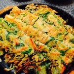 韓国家庭料理　イモネ - ニラチヂミ