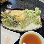 菜食健美 里味 - ワラビ　　たけのこ　コシアブラ　　byまみこまみこ
