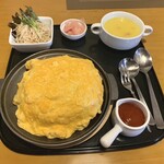 鮨八鮨 - 料理写真:◆ Cランチ オムライス ¥1100-