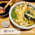 うどん棒 - 「天ぷらうどん」(1100円)です