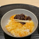 新ばし 星野 - TKGに時雨煮オン