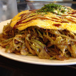 しずま - 焼きそば。野菜大盛りはサービスです