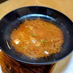 みそかつ梅の木 - 定食の味噌汁