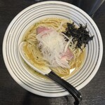 陽はまたのぼる - 塩冷やし煮干しそば 1,000円