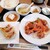 にぃしょうわぁしょう - 料理写真:酢豚定食 ¥880＋餃子(土日限定食べログクーポン)