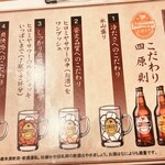 焼肉ヒロミヤ - メニュー