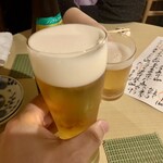 Nao - 生で乾杯。生き返ります。