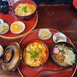 Sakurano Sato - 比内地鶏親子丼と稲庭うどん