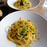 La Prima Pagina - 自家製カラスミと菜の花のスパゲッティ♪