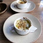 La Prima Pagina - アスパラとうずらの卵のグラタン♪