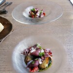 La Prima Pagina - ホタルイカと新じゃが芋 サルサヴェルデ♪