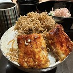 日本料理 徳専 - 白米にちりめん山椒ぶっかけwith鰻