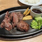 肉屋のハンバーグと炊きたての米 永田精肉店 - 