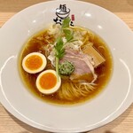 Men Ginza Onodera - 「特製ラーメン(1450円)+トリュフ香る特製ワンタン(400円)」です