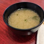 旬鮮 酢寿喜 - しじみとアオサの味噌汁