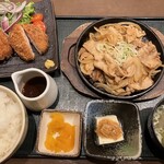 Ichigen - 「豚の生姜焼き＆ヒレカツランチセット」