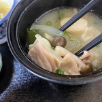うみおと - 味噌汁の具の多さ