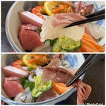 うみおと - 上 鯛
下 ホタルイカ
