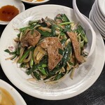 中華料理 多来福 - レバニラ