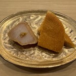 すし処 睦月 - 鰆燻し、タイラギ明太