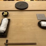 すし処 睦月 - セッティング